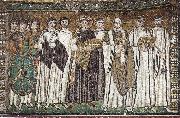 unknow artist Justinian, Bishop Maximilian Annus and entourage china oil painting artist